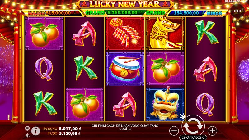 Các tính năng thưởng của Slot Lucky New Year