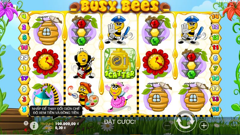 Đánh giá Busy Bees Slot K8 đầy đủ, chi tiết nhất