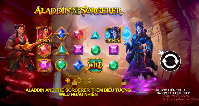 Đánh giá Aladdin and the Sorcerer Slot K8