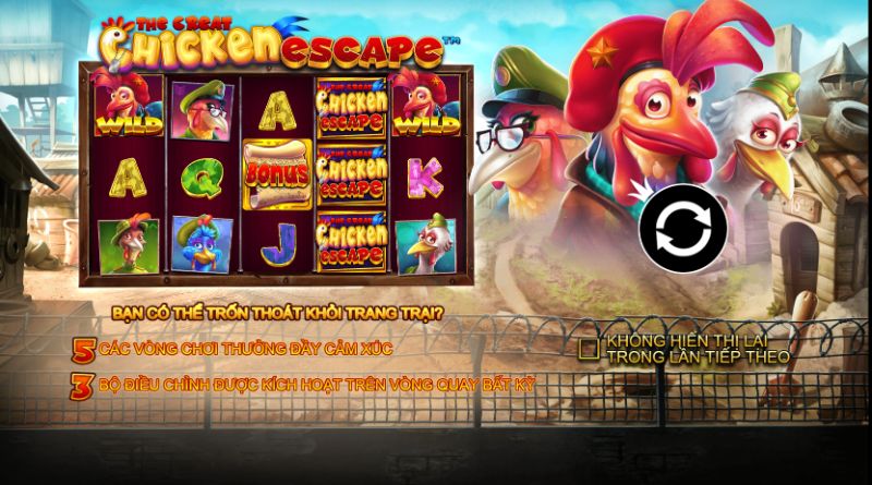 Đánh giá The Great Chicken Escape Slot K8